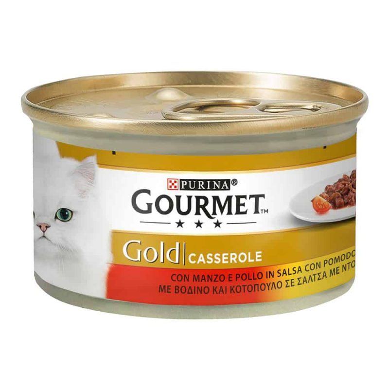 Gourmet Gold Casserole με Βοδινό και Κοτόπουλο